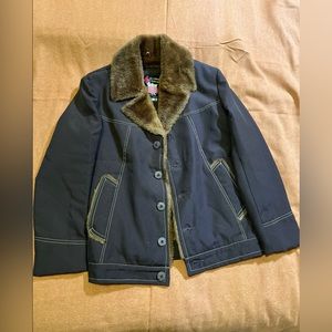 Super Sweet Vintage AF Faux Fur Lined Jacket